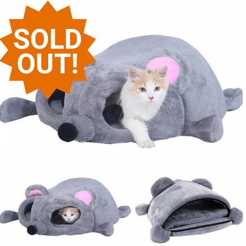 [SOLD OUT] Funny Mouse Cave For Cats